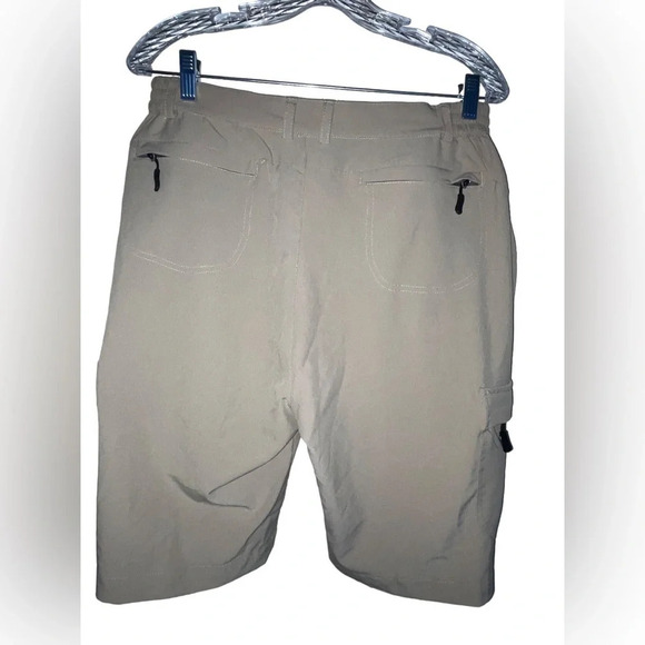 Little Donkey Andy Shorts Mens Extra Large XL Khaki Tan Lightweight Polyester - Picture 2 of 5